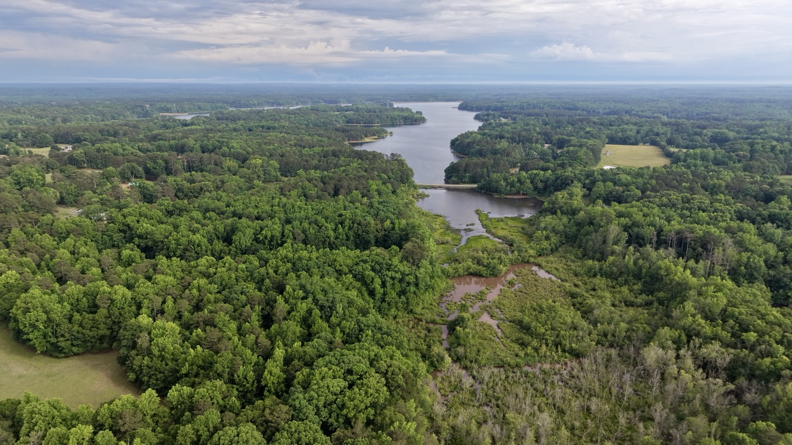 Lake aerial