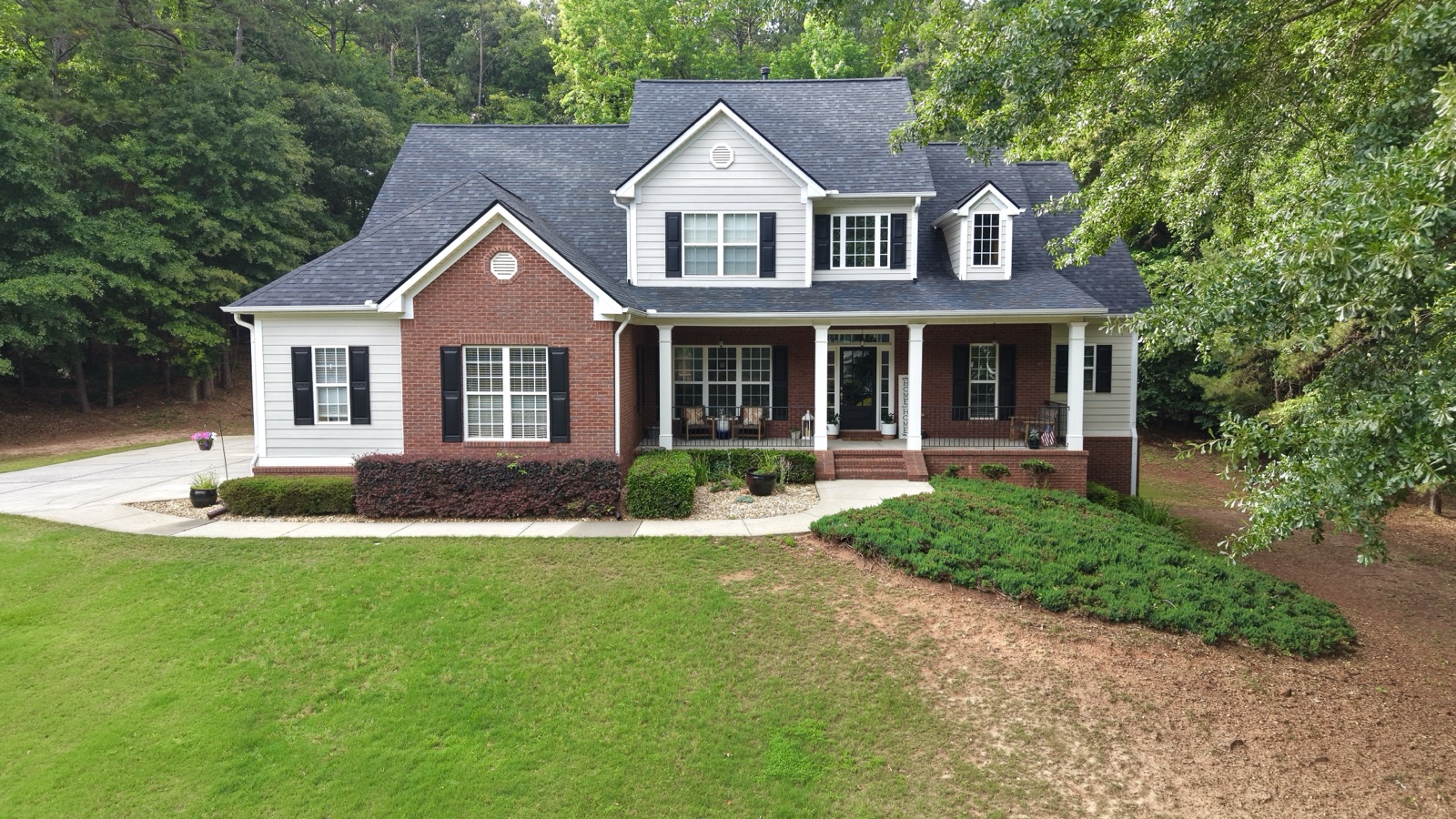 Brick traditional home